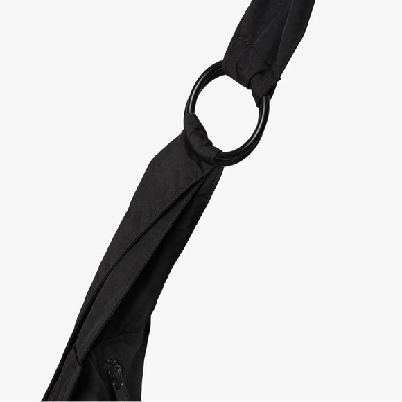 Thread Wallets - SMALL SLOUCHY SHOULDER BAG- BLACK - Picture 5 of 9